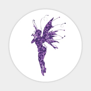 Purple Fairy Mosaic Magnet